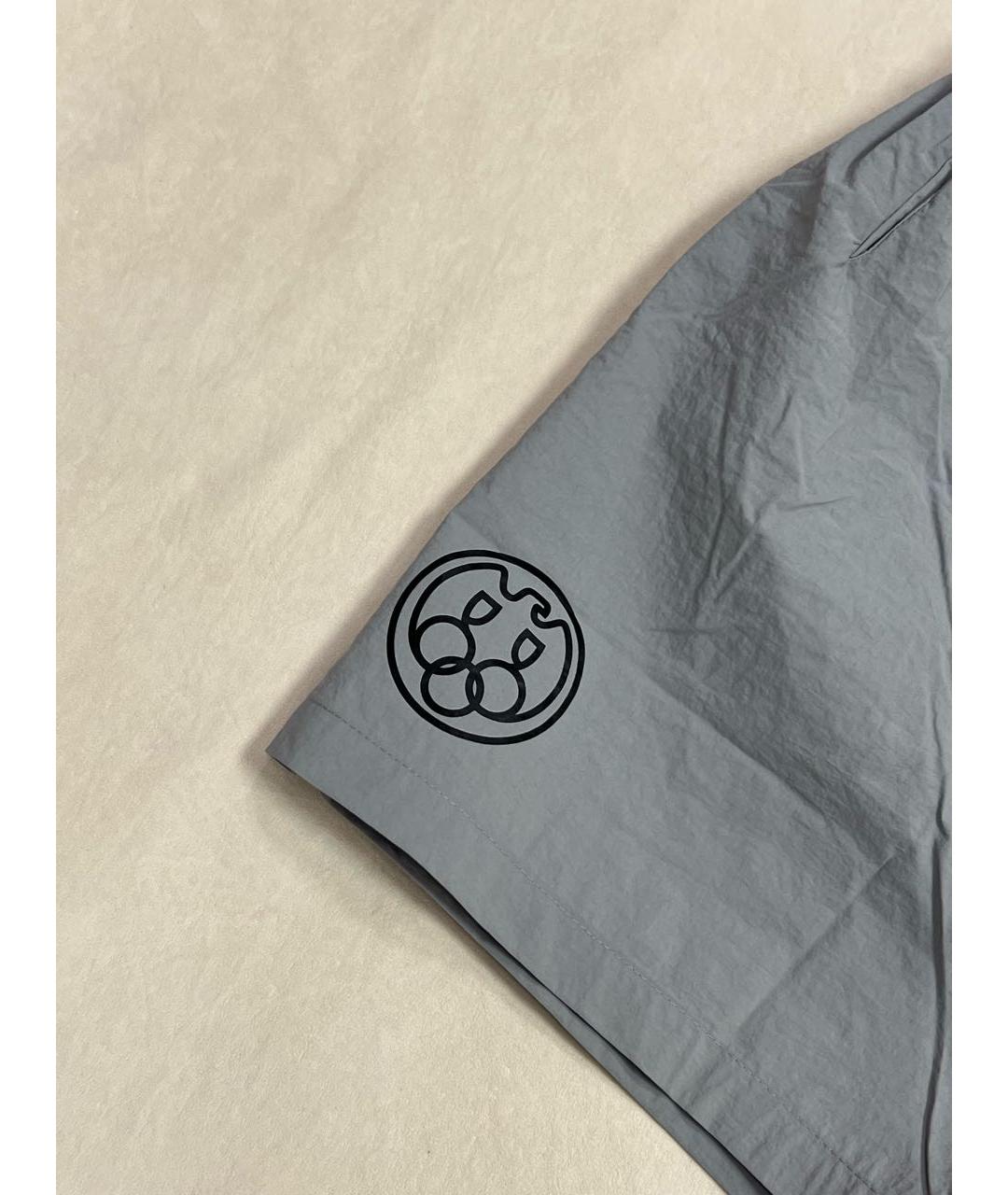 Kanye West Антрацитовые полиамидовые шорты, фото 3