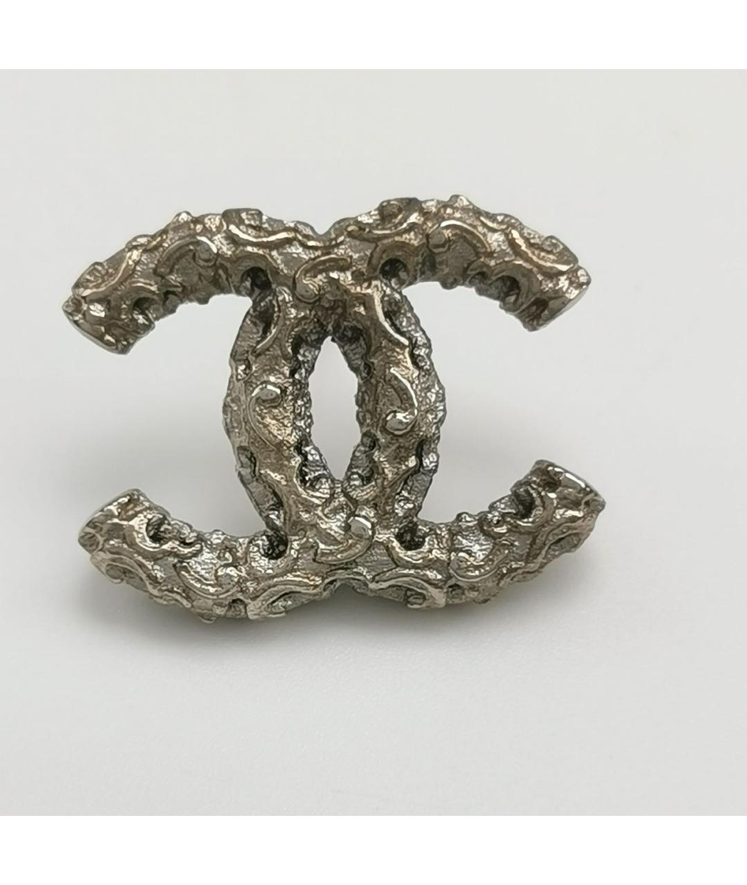 CHANEL Серебряные металлические серьги, фото 7