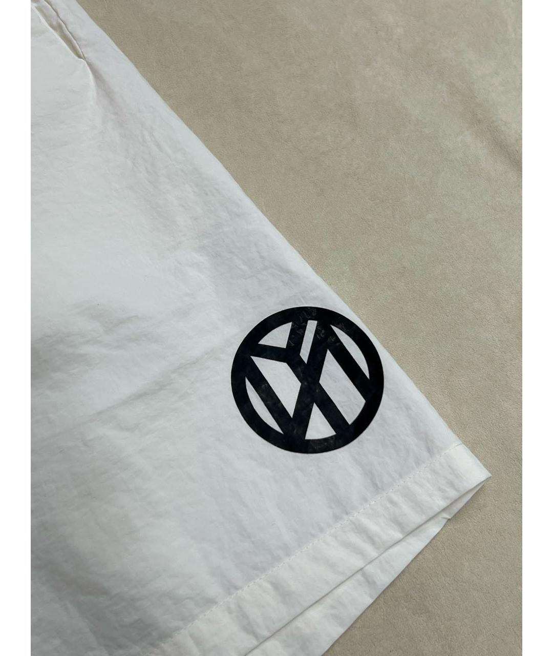 Kanye West Белые полиамидовые шорты, фото 4