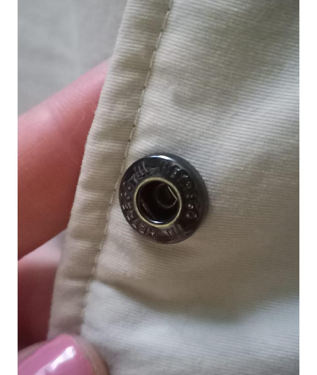 HETREGO Бежевый полиамидовый пуховик, фото 4