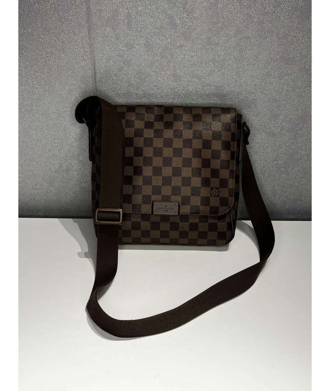 LOUIS VUITTON Коричневая сумка на плечо, фото 2