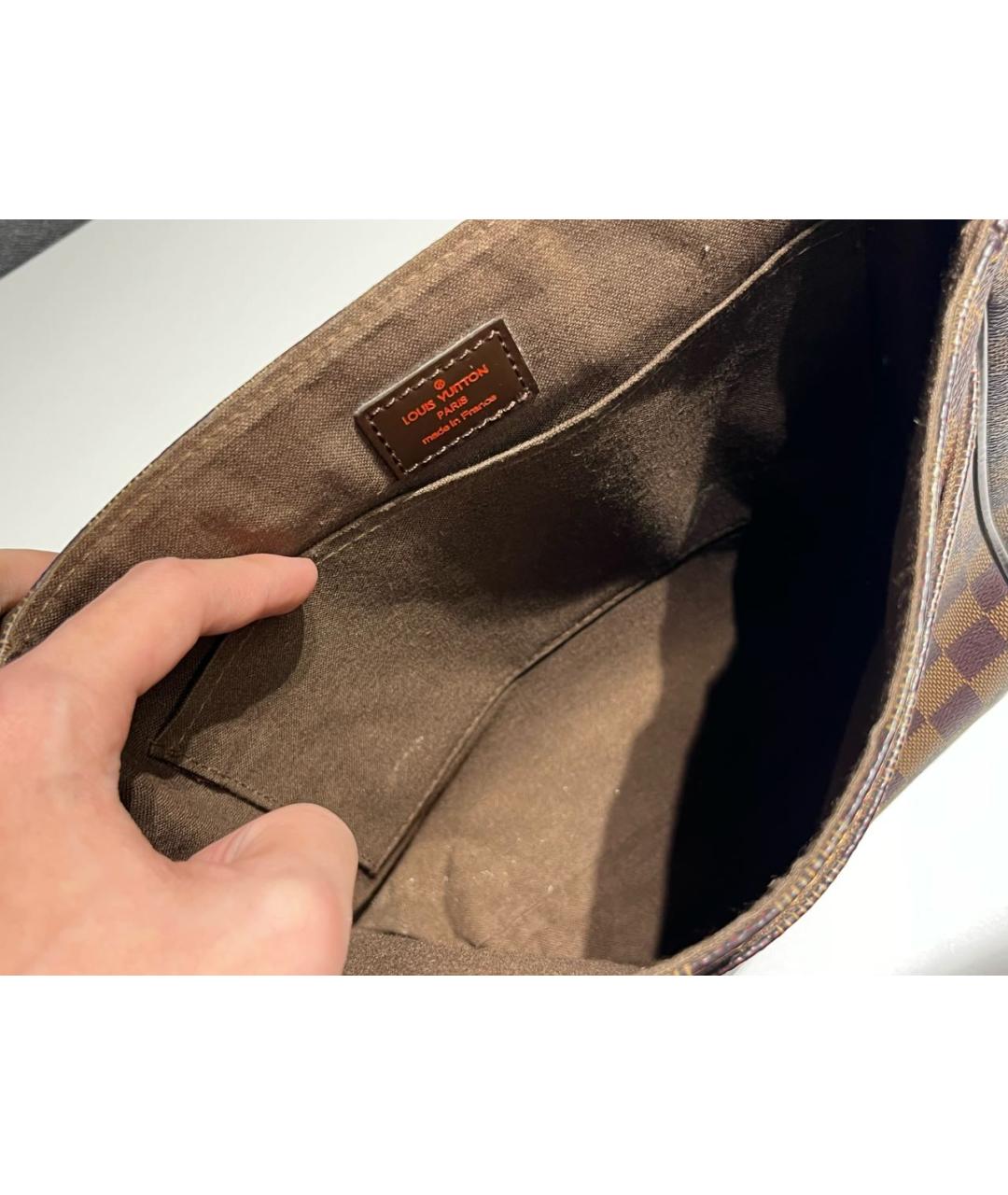 LOUIS VUITTON Коричневая сумка на плечо, фото 7