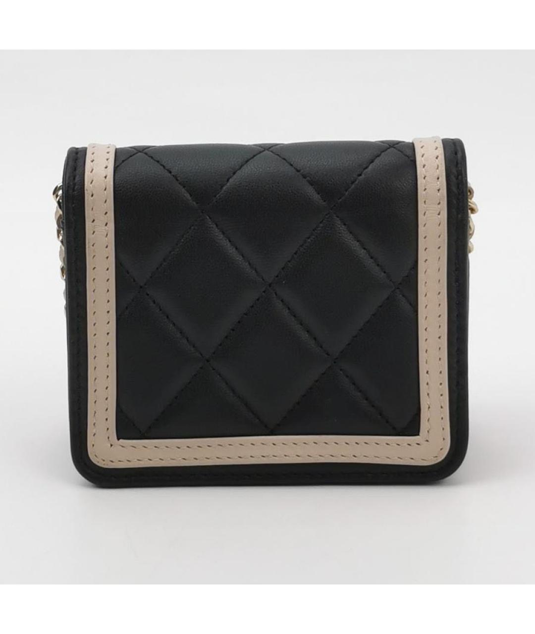 CHANEL Черная кожаная сумка через плечо, фото 4