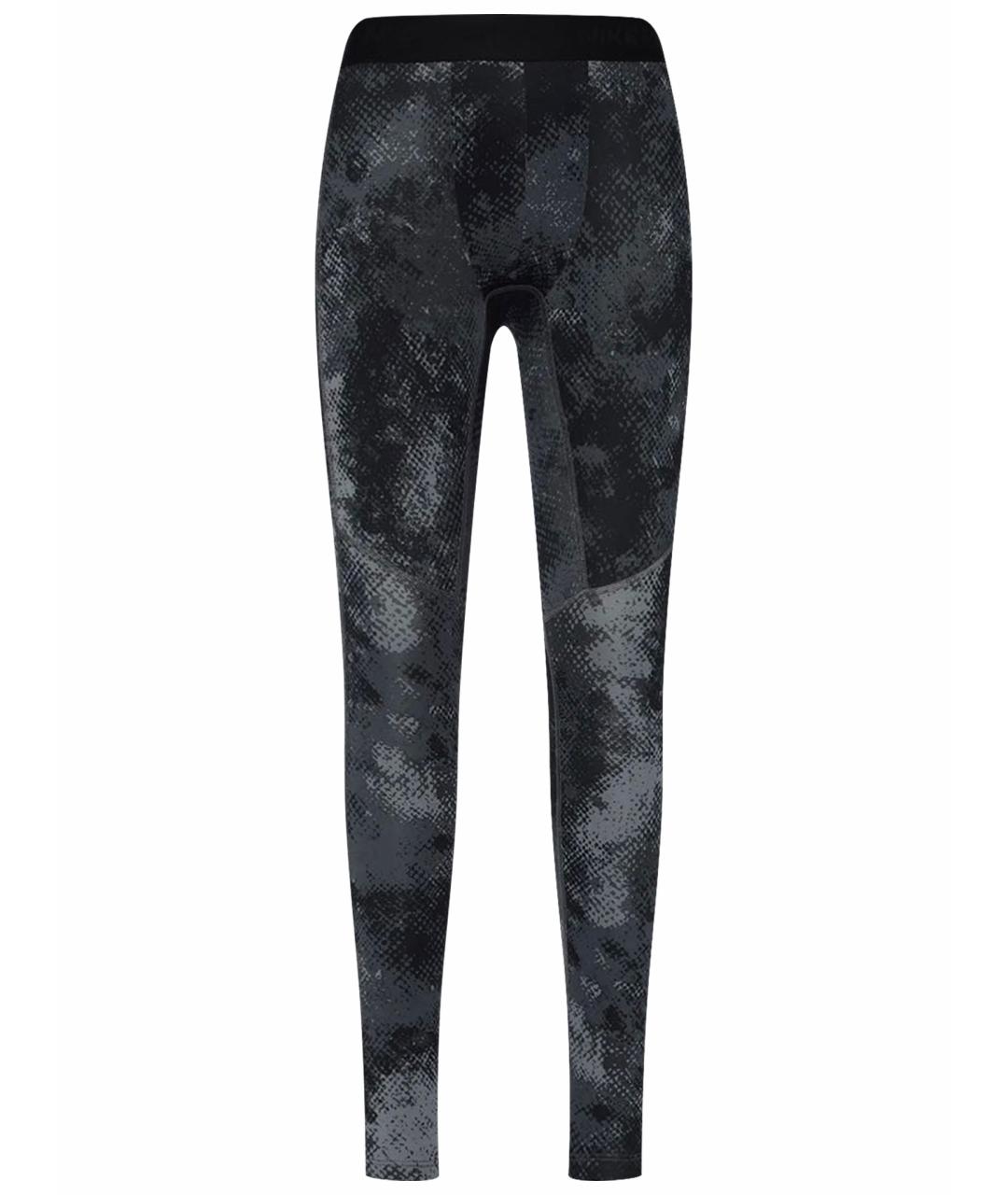 NIKE Антрацитовые полиэстеровые спортивные брюки и шорты, фото 1