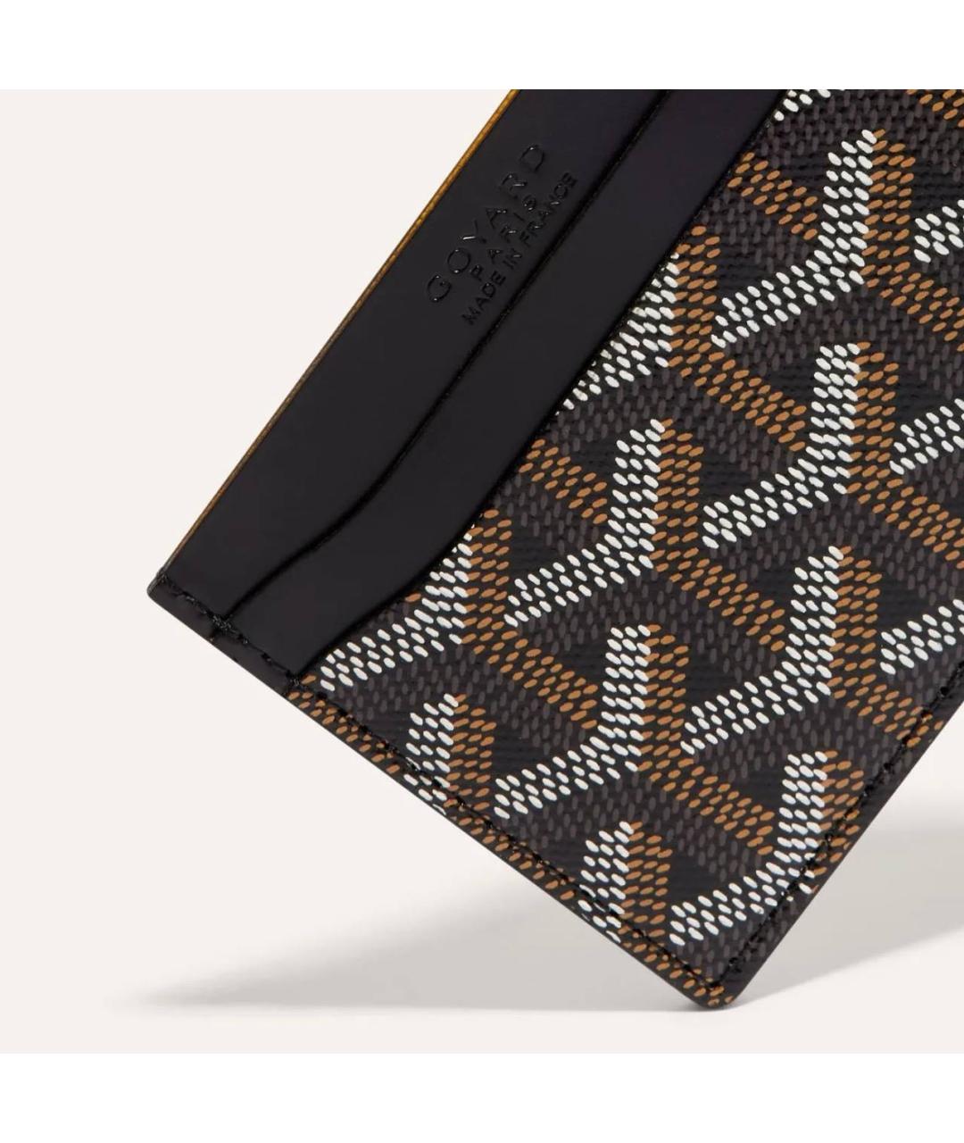 GOYARD Черный кожаный кардхолдер, фото 3