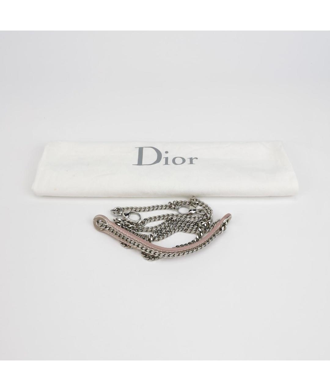 CHRISTIAN DIOR Розовая сумка через плечо, фото 8