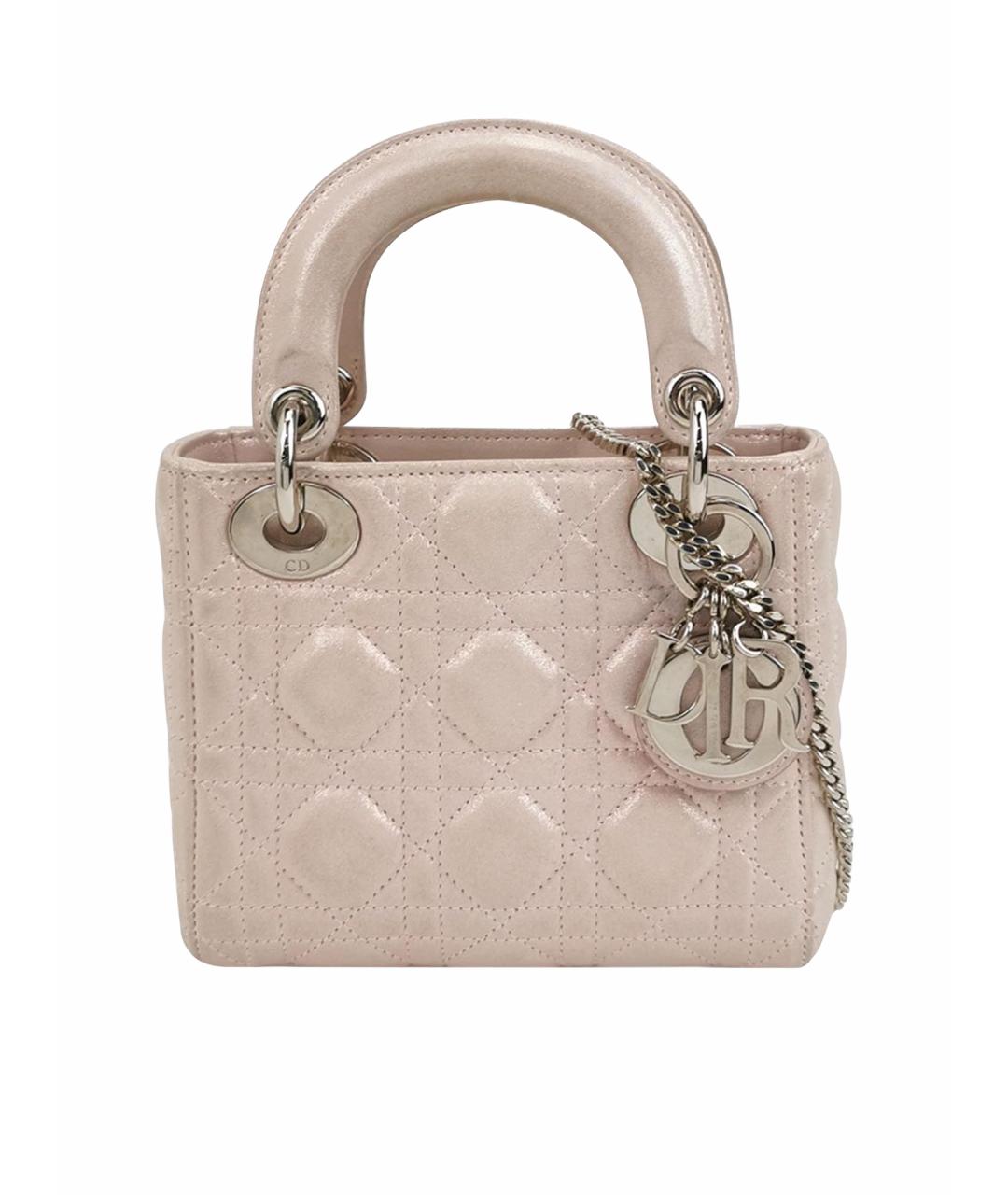 CHRISTIAN DIOR Розовая сумка через плечо, фото 1