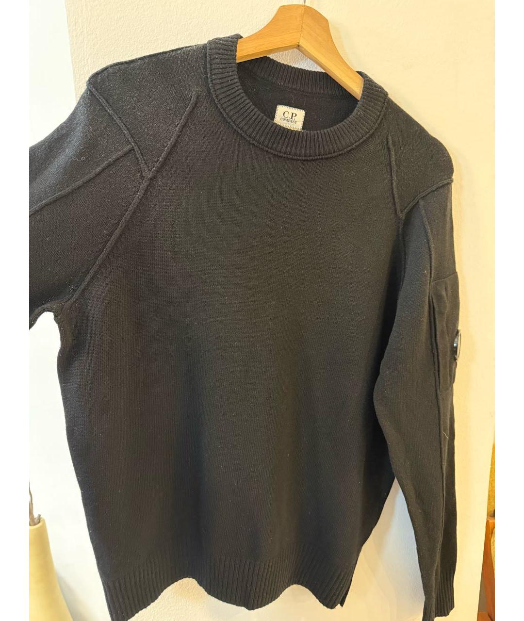 CP COMPANY Черный шерстяной джемпер / свитер, фото 5