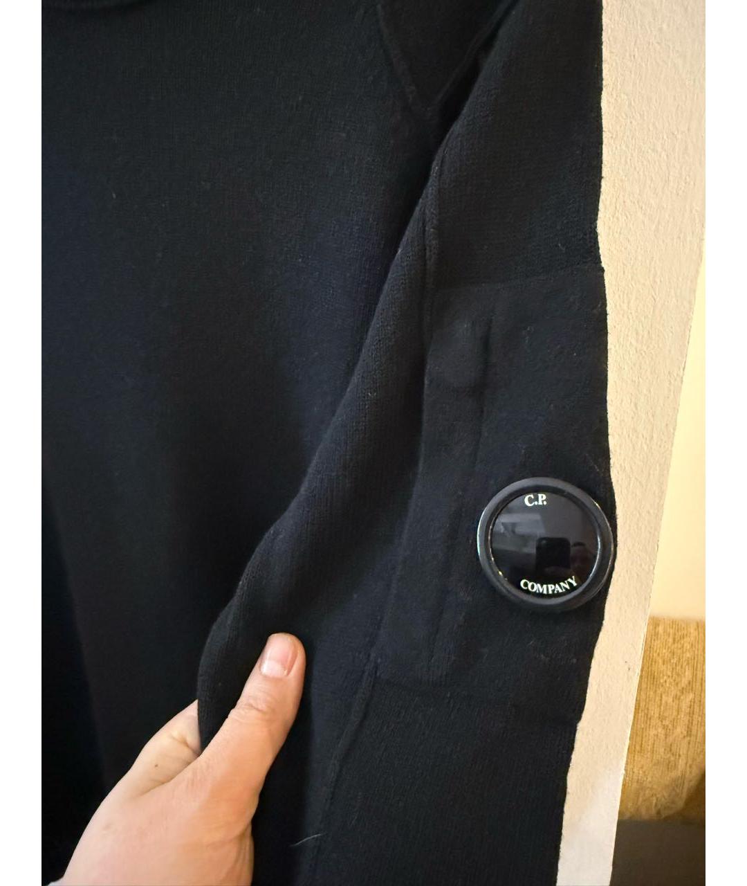 CP COMPANY Черный шерстяной джемпер / свитер, фото 4