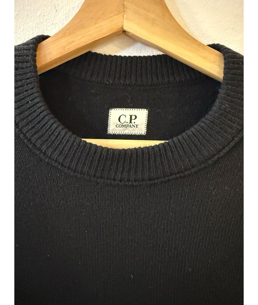 CP COMPANY Черный шерстяной джемпер / свитер, фото 3