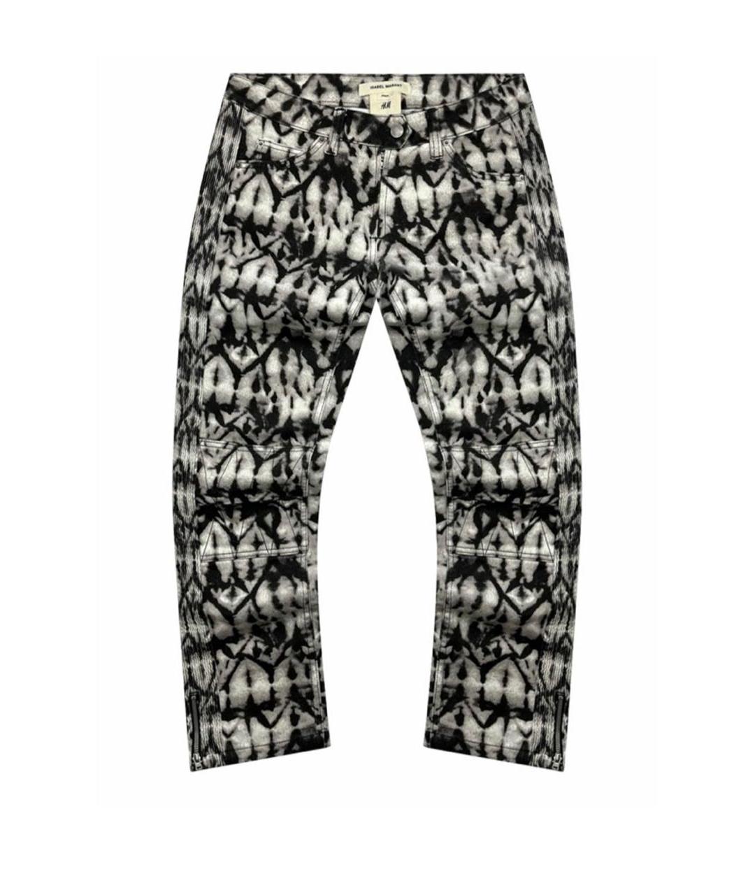 ISABEL MARANT Серые хлопко-эластановые джинсы слим, фото 7