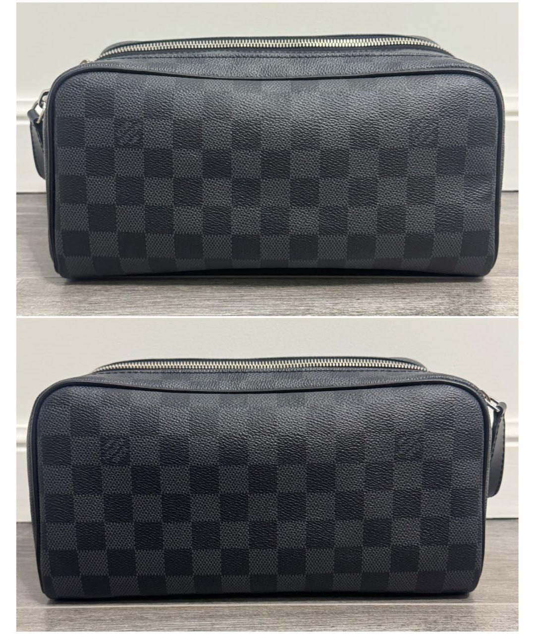 LOUIS VUITTON Черная барсетка, фото 2