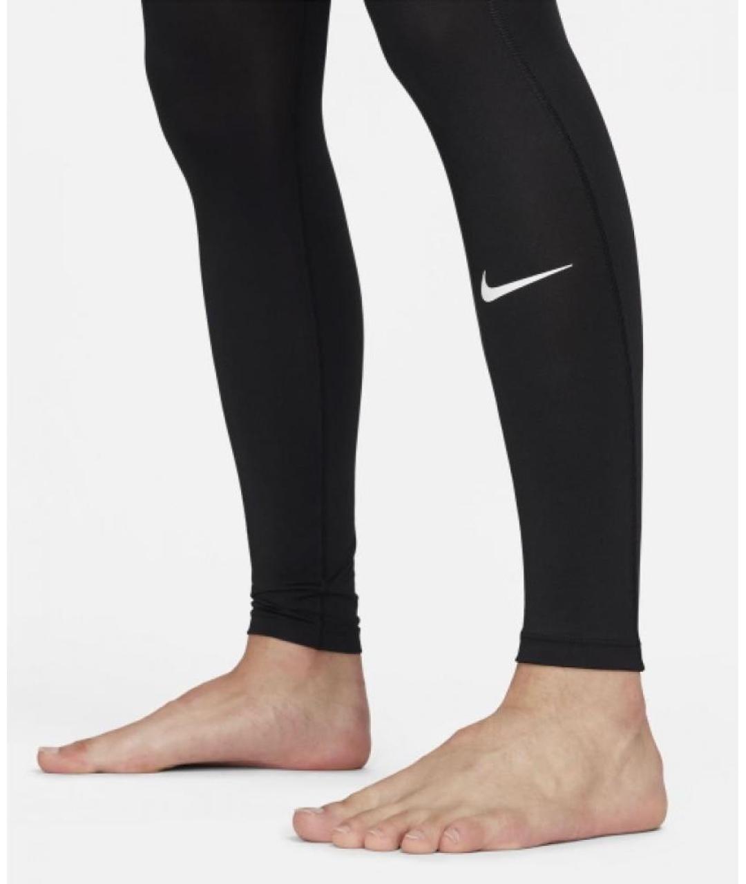 NIKE Черные полиэстеровые спортивные брюки и шорты, фото 5