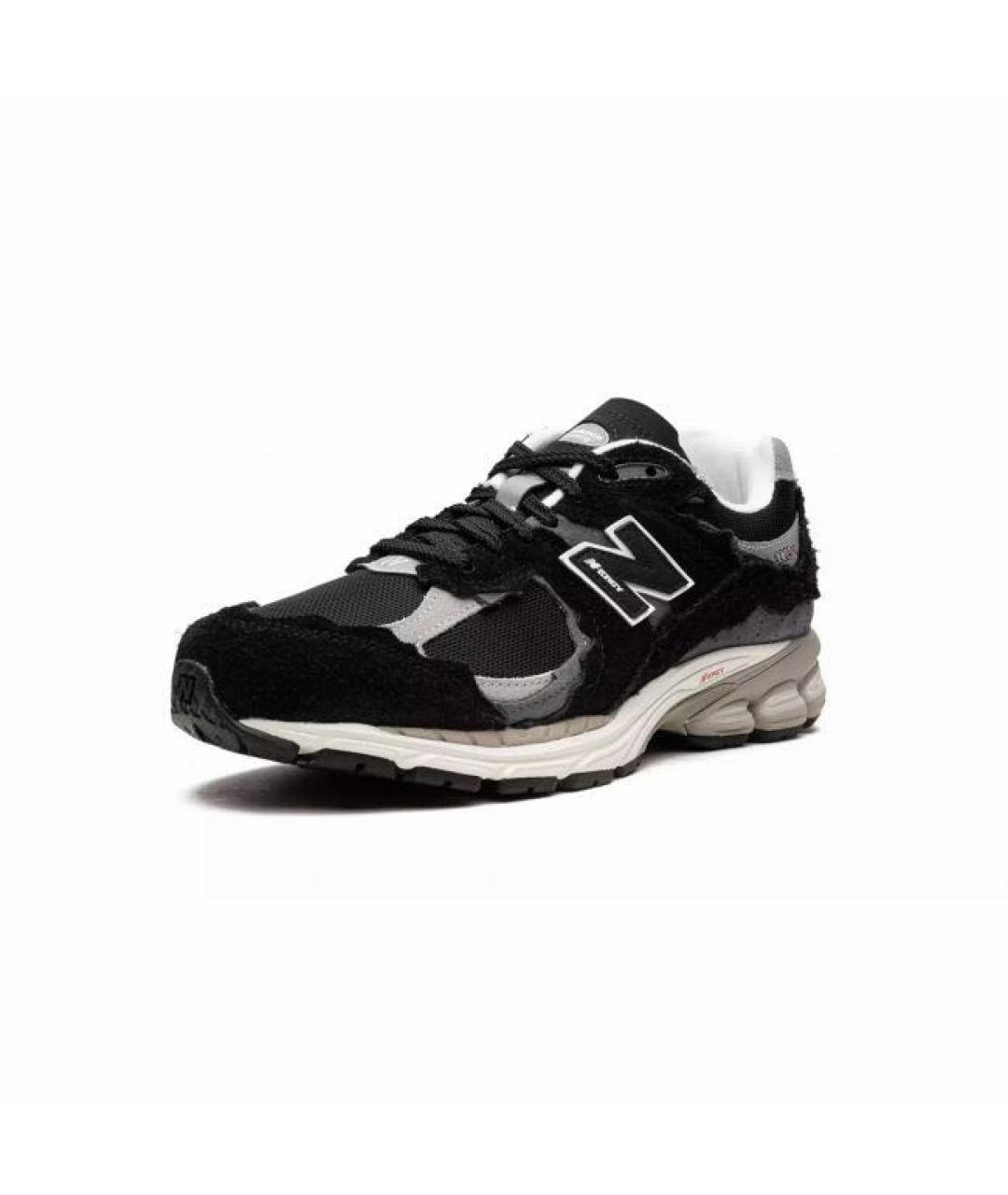NEW BALANCE Черные замшевые низкие кроссовки / кеды, фото 4
