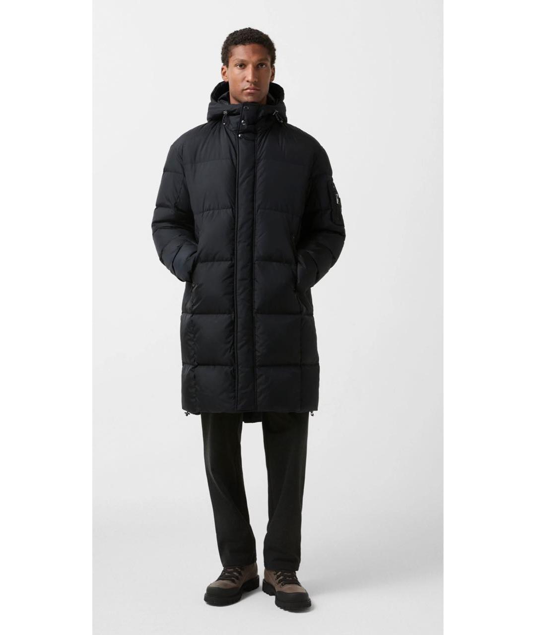 BOGNER Черный полиамидовый пуховик, фото 6