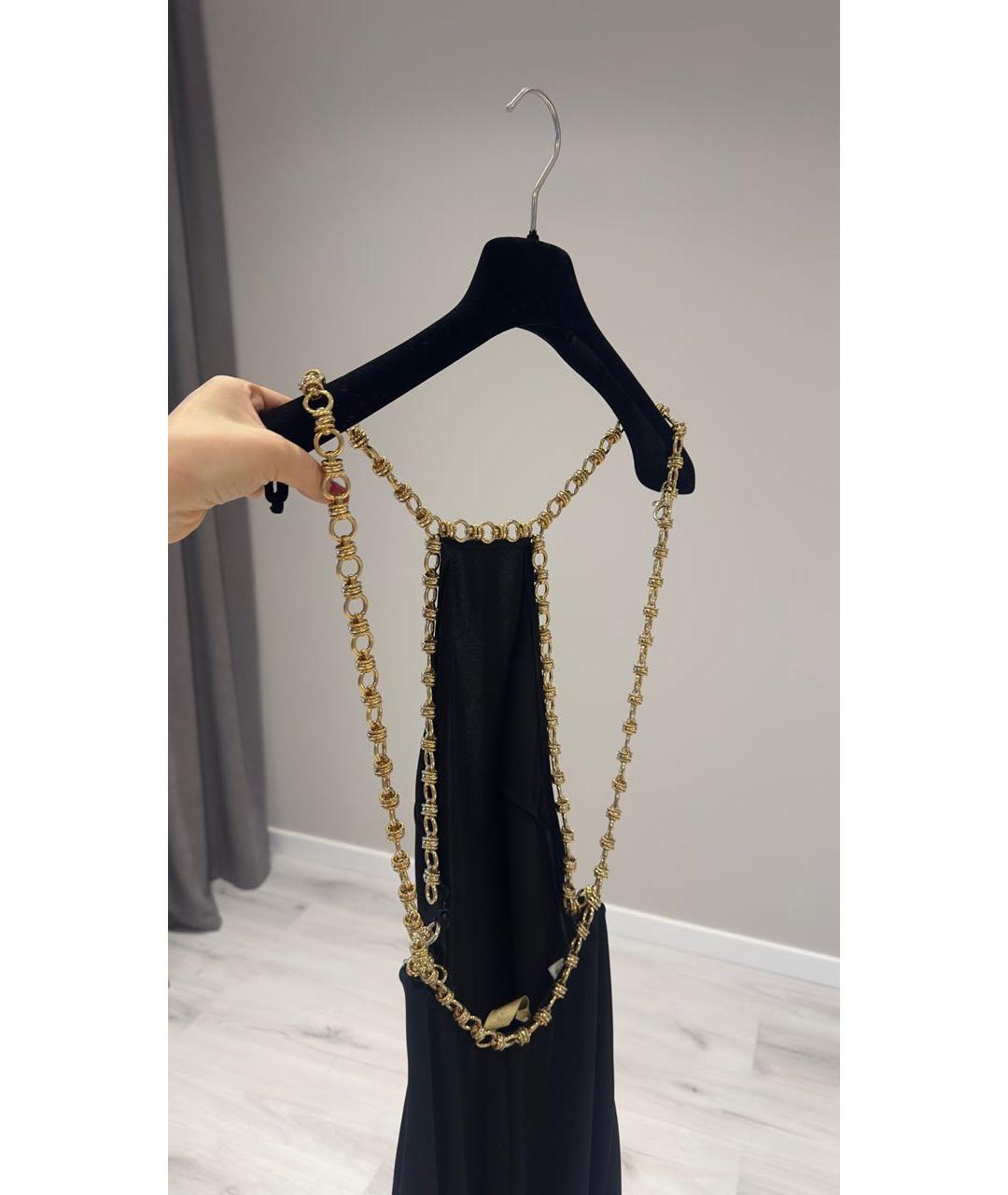 ELIE SAAB Черное полиэстеровое вечернее платье, фото 2