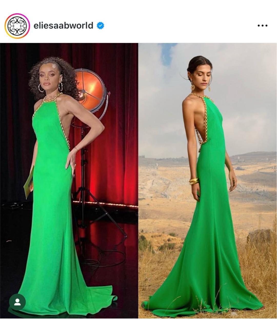 ELIE SAAB Черное полиэстеровое вечернее платье, фото 5