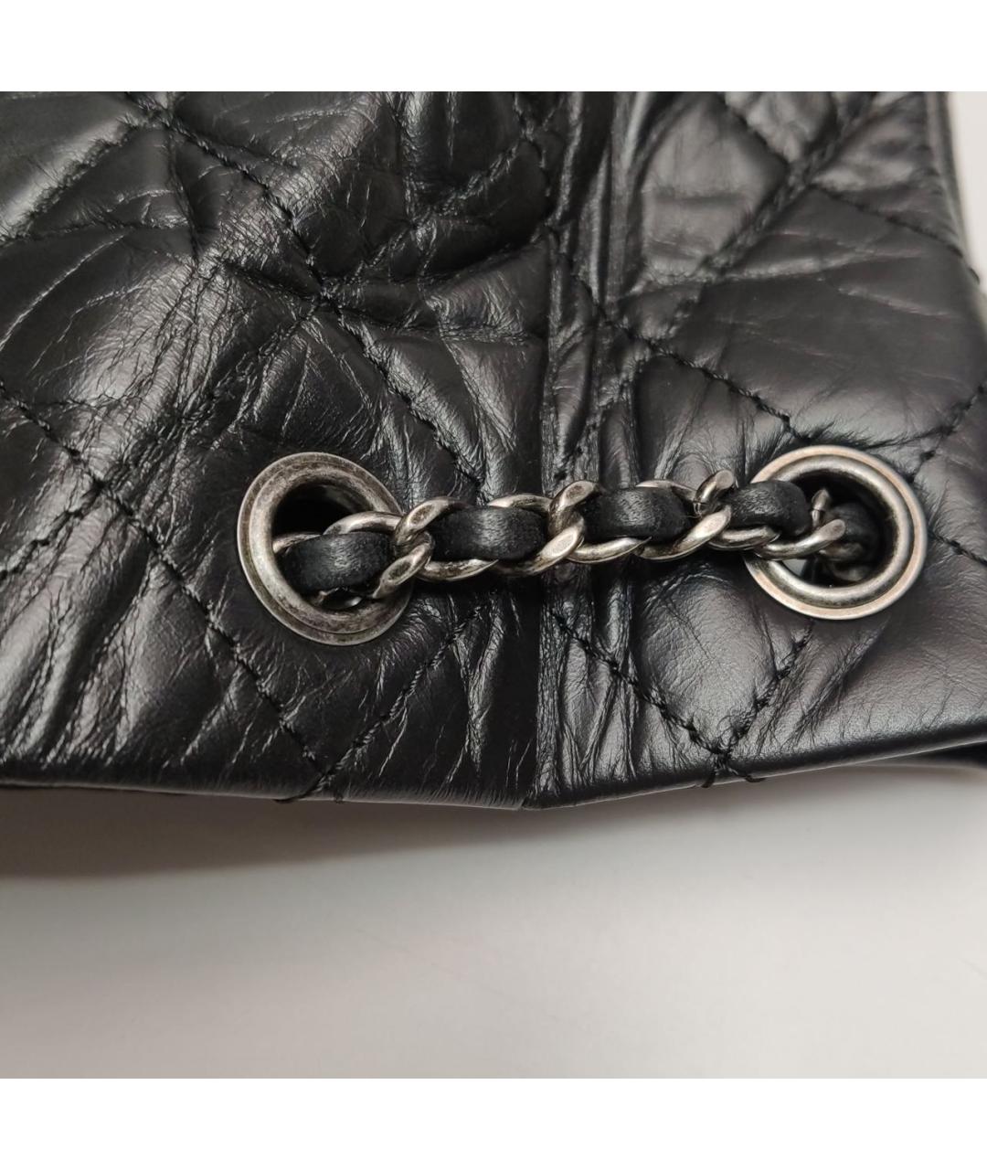 CHANEL Черный кожаный рюкзак, фото 8