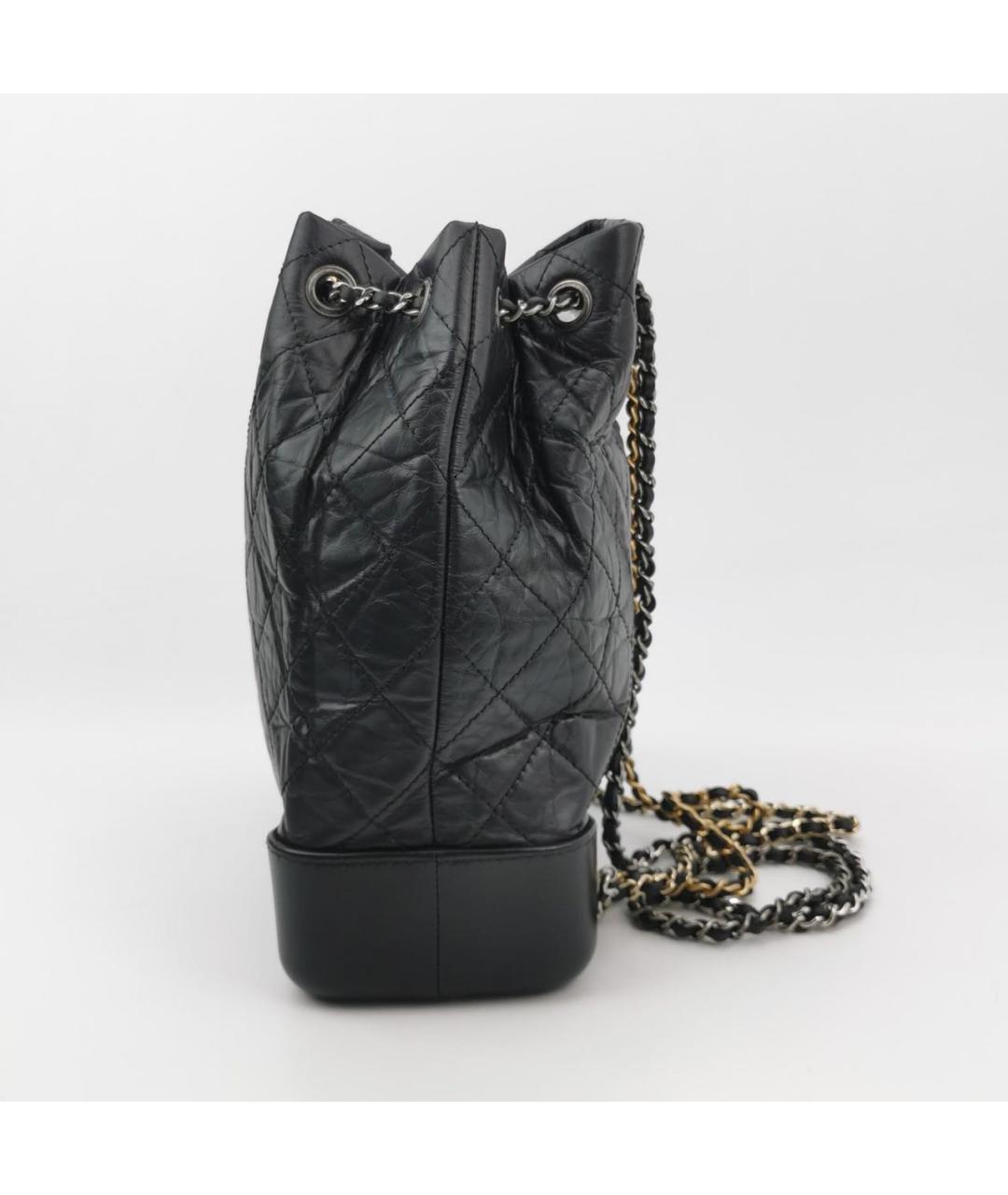 CHANEL Черный кожаный рюкзак, фото 2