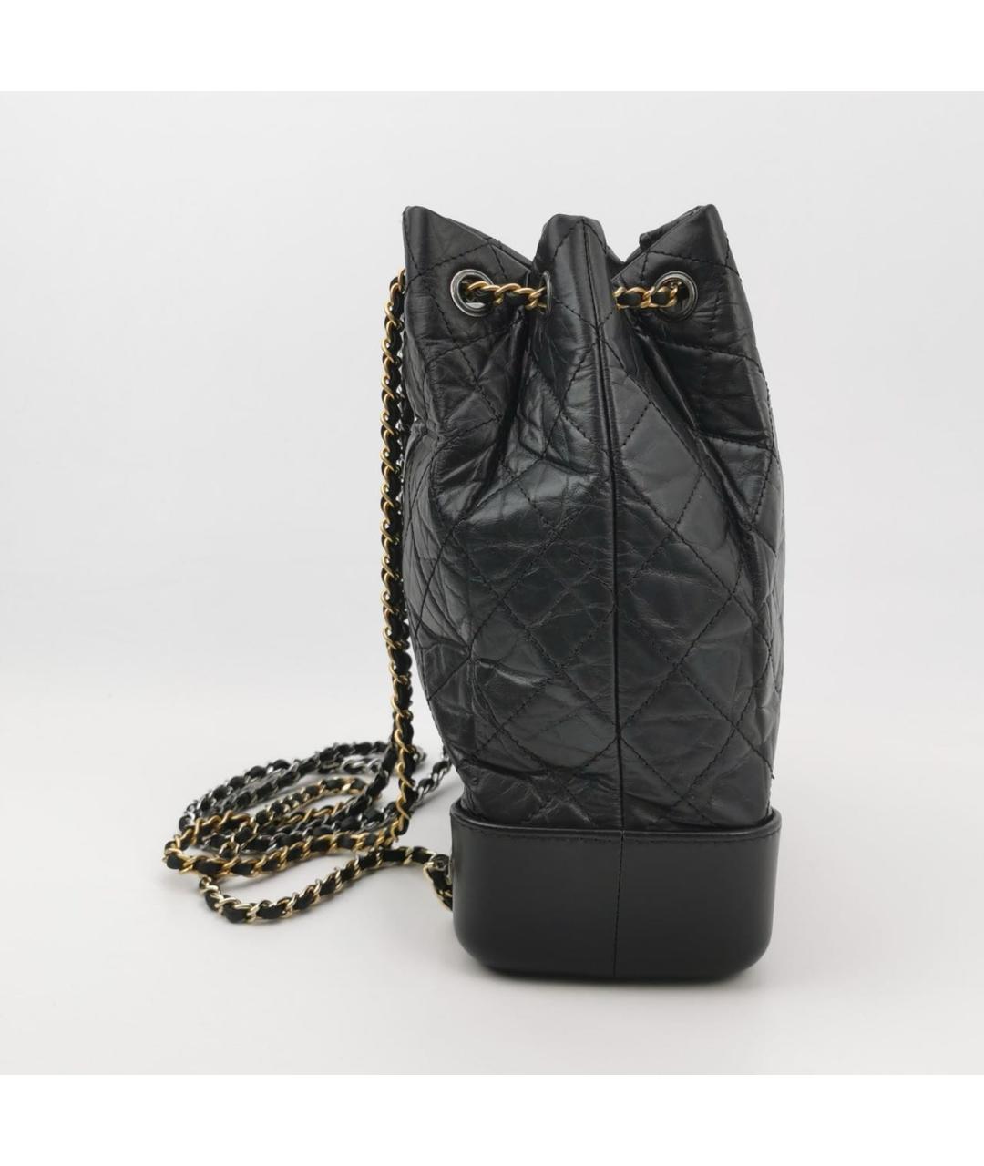 CHANEL Черный кожаный рюкзак, фото 3