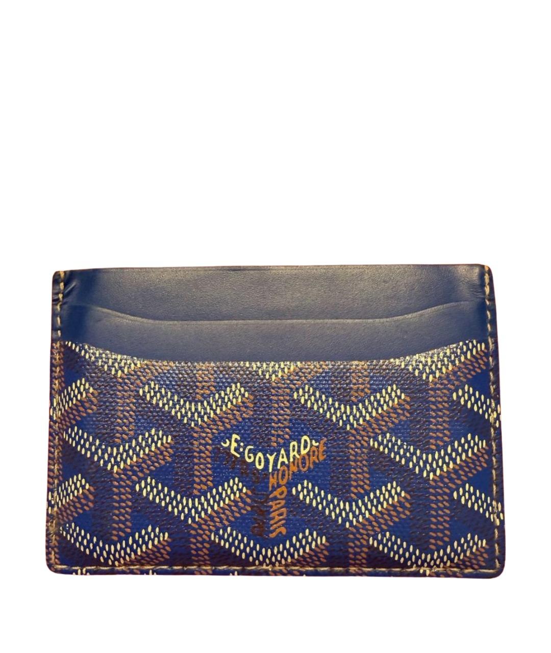 GOYARD Темно-синий кардхолдер, фото 1