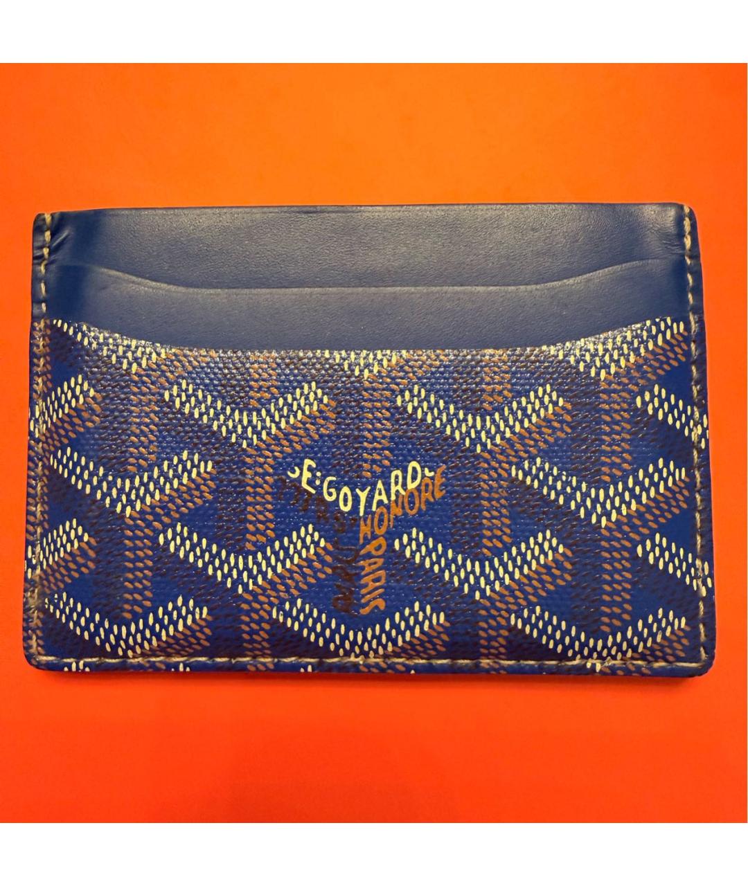 GOYARD Темно-синий кардхолдер, фото 5