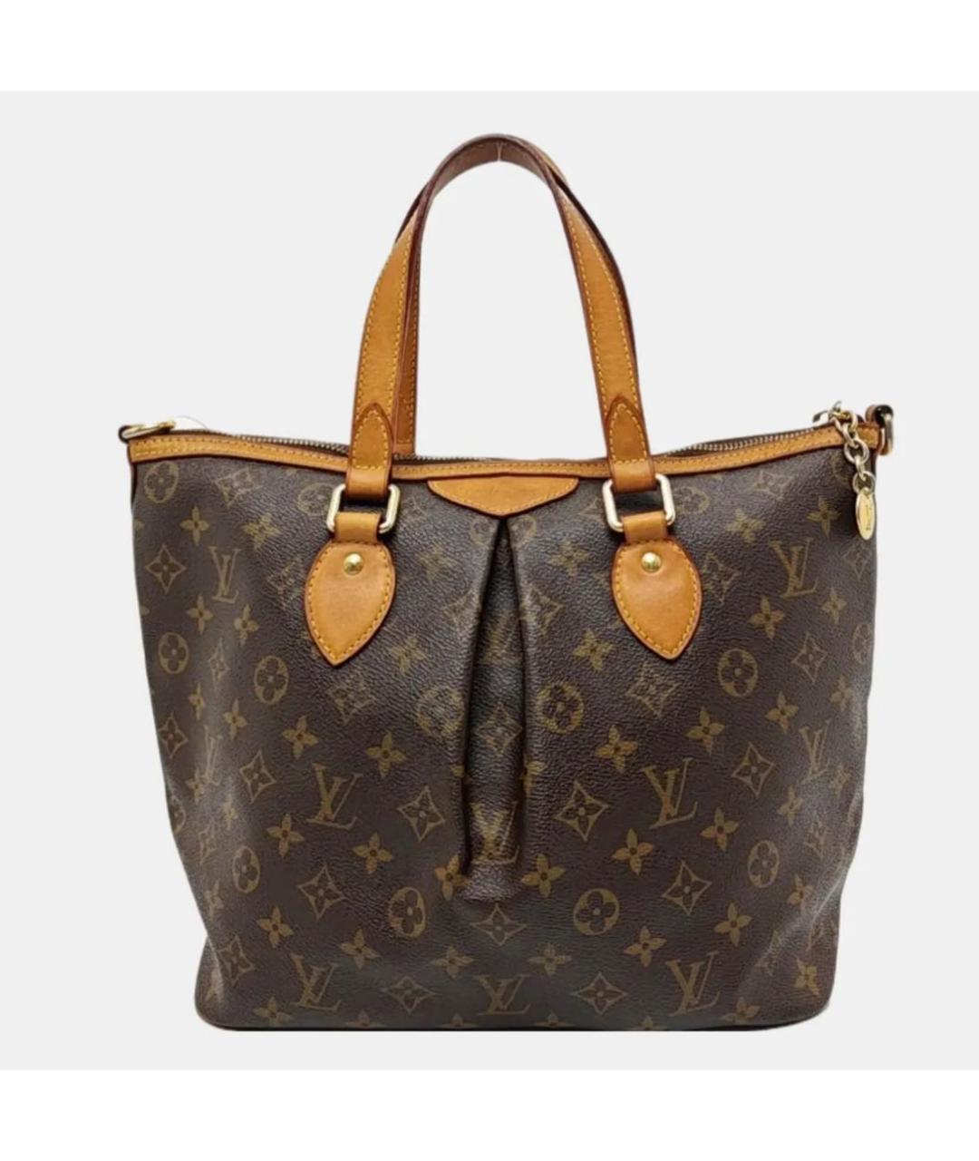 LOUIS VUITTON Коричневая сумка с короткими ручками, фото 3