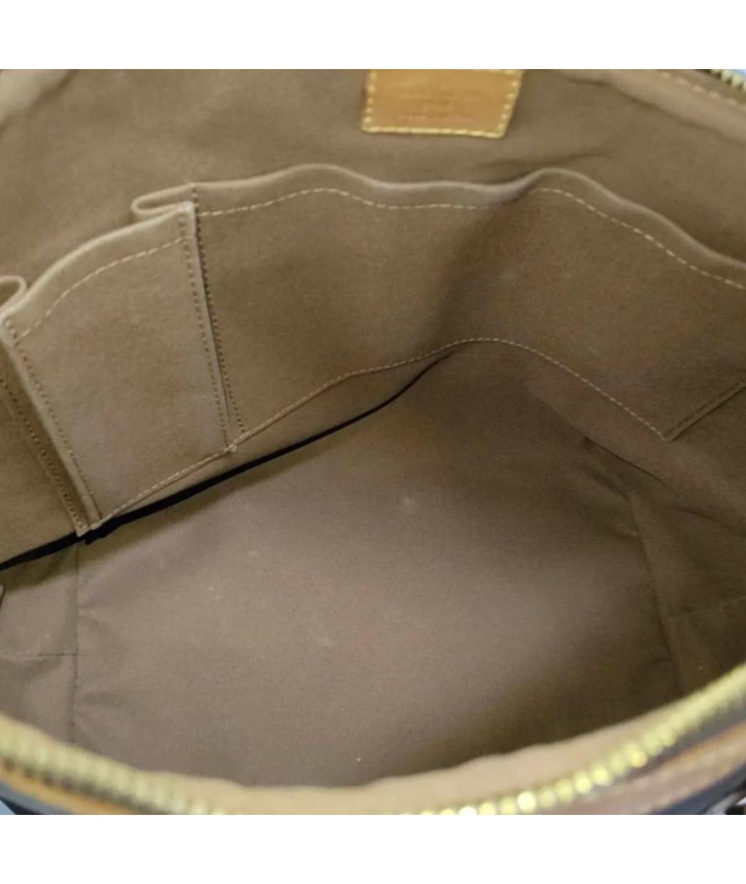 LOUIS VUITTON Коричневая сумка с короткими ручками, фото 5