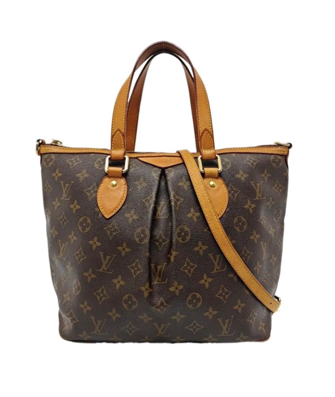 LOUIS VUITTON Коричневая сумка с короткими ручками, фото 1