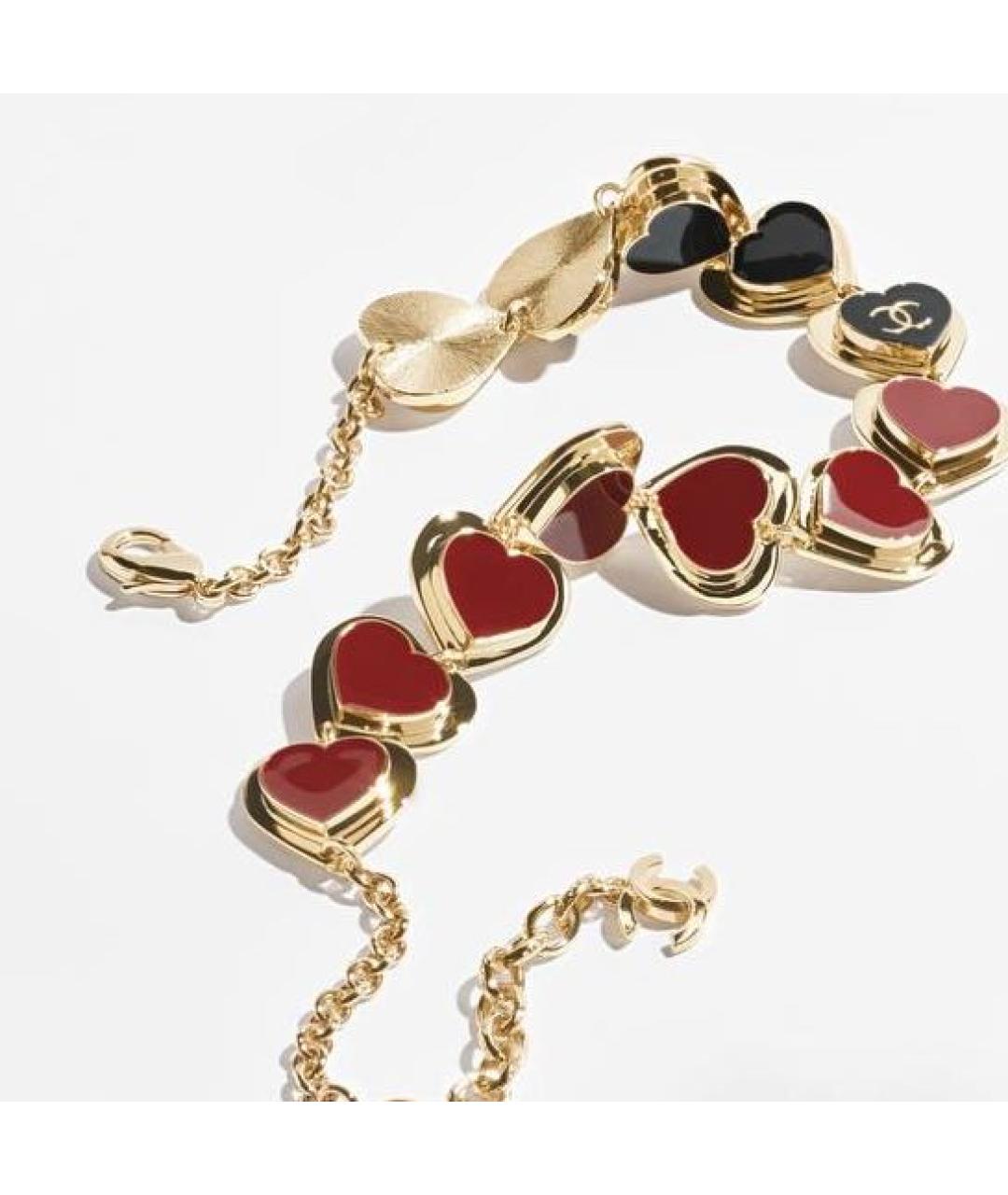 CHANEL Желтое металлическое колье, фото 2