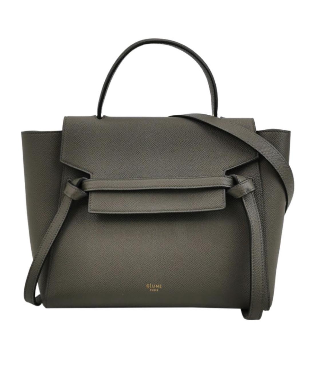 CELINE Кожаная сумка через плечо, фото 4