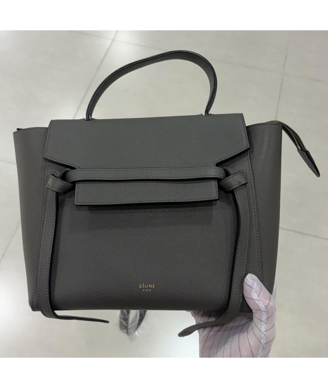 CELINE Кожаная сумка через плечо, фото 2