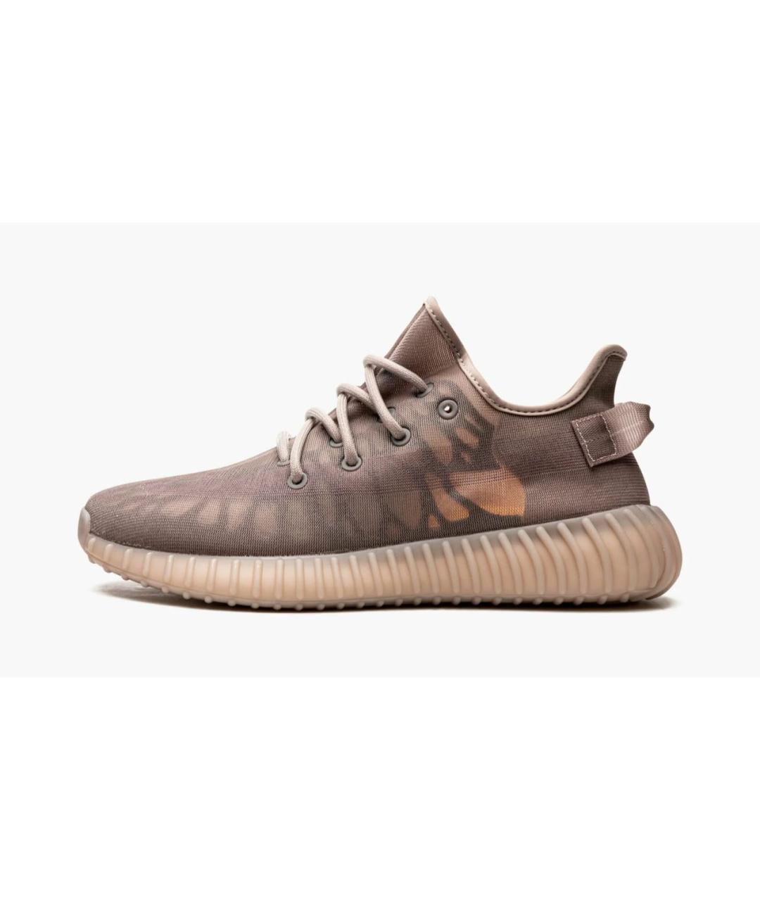 ADIDAS YEEZY Коричневые текстильные низкие кроссовки / кеды, фото 6