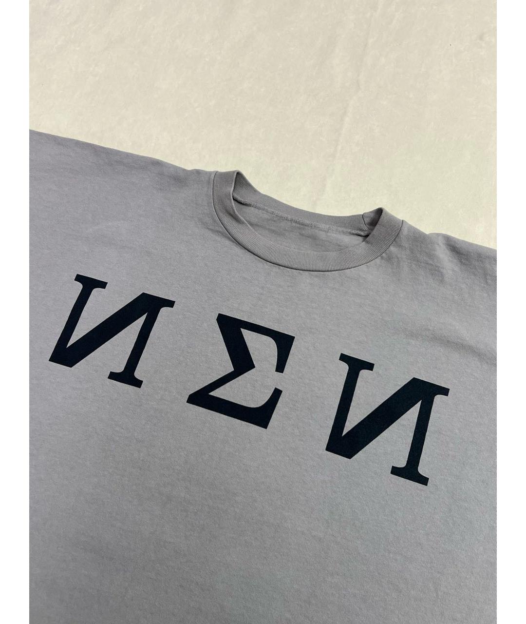 Kanye West Антрацитовая хлопковая футболка, фото 3