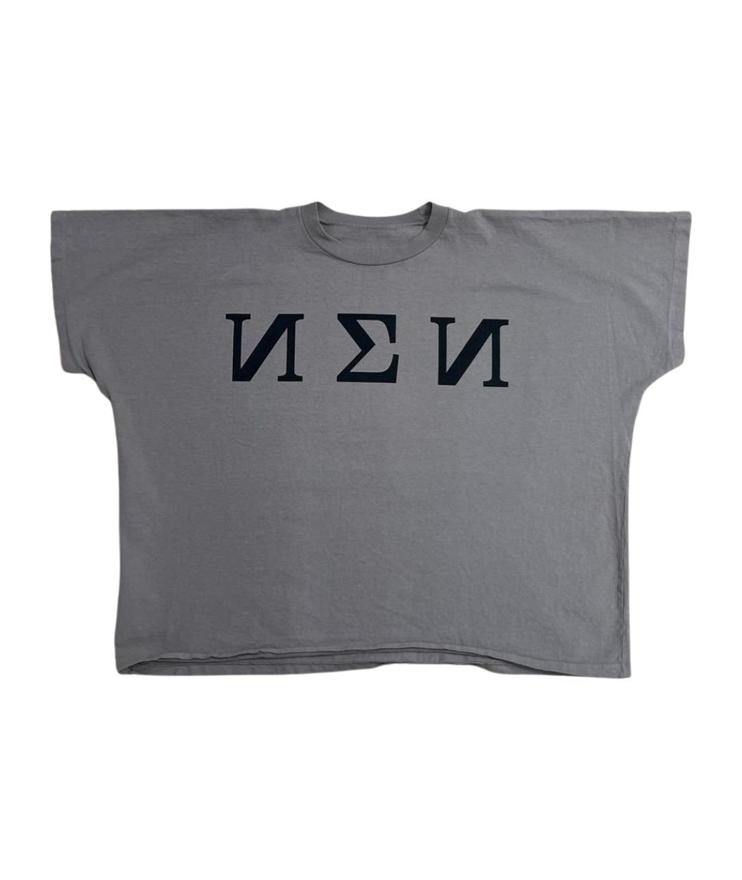 Kanye West Антрацитовая хлопковая футболка, фото 1