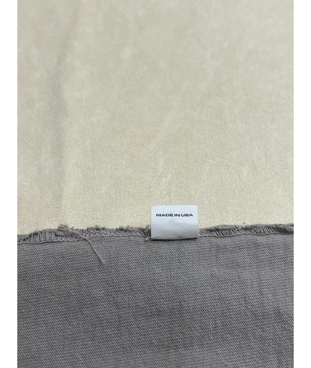 Kanye West Антрацитовая хлопковая футболка, фото 4