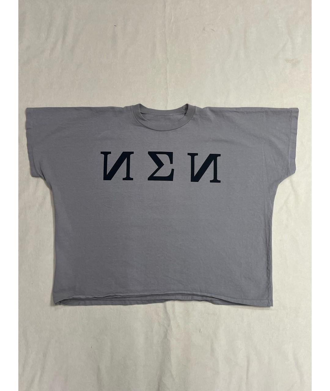 Kanye West Антрацитовая хлопковая футболка, фото 6