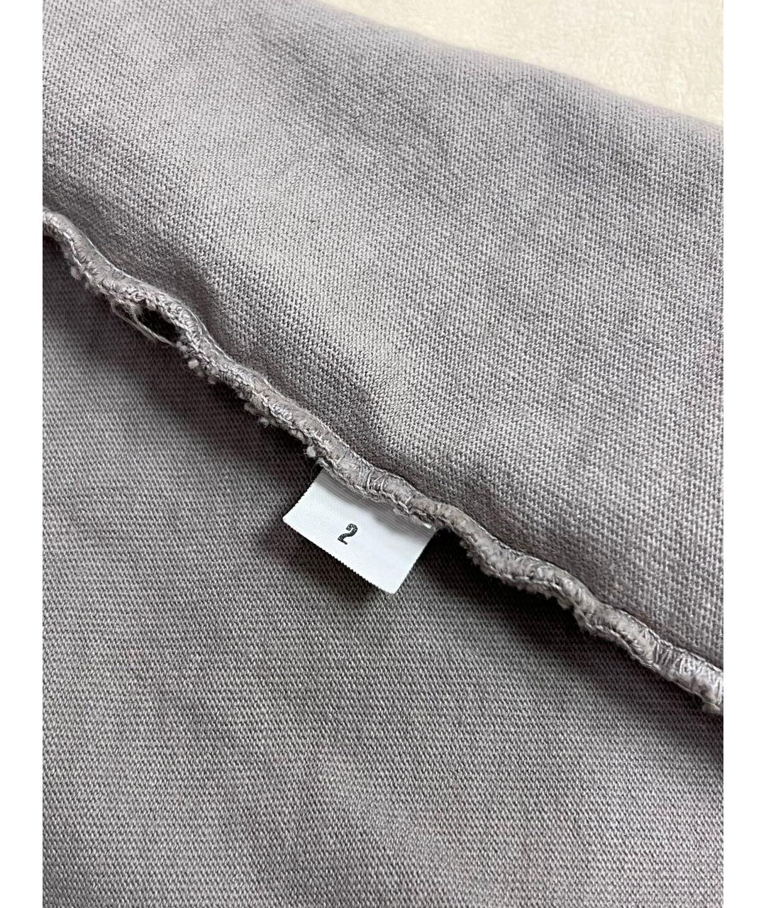 Kanye West Антрацитовая хлопковая футболка, фото 5