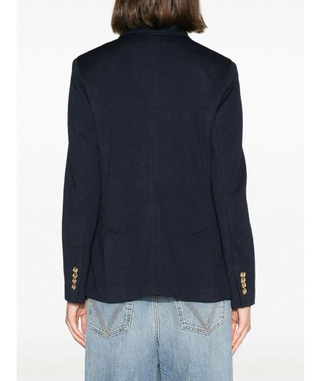 POLO RALPH LAUREN Темно-синий хлопковый жакет/пиджак, фото 2