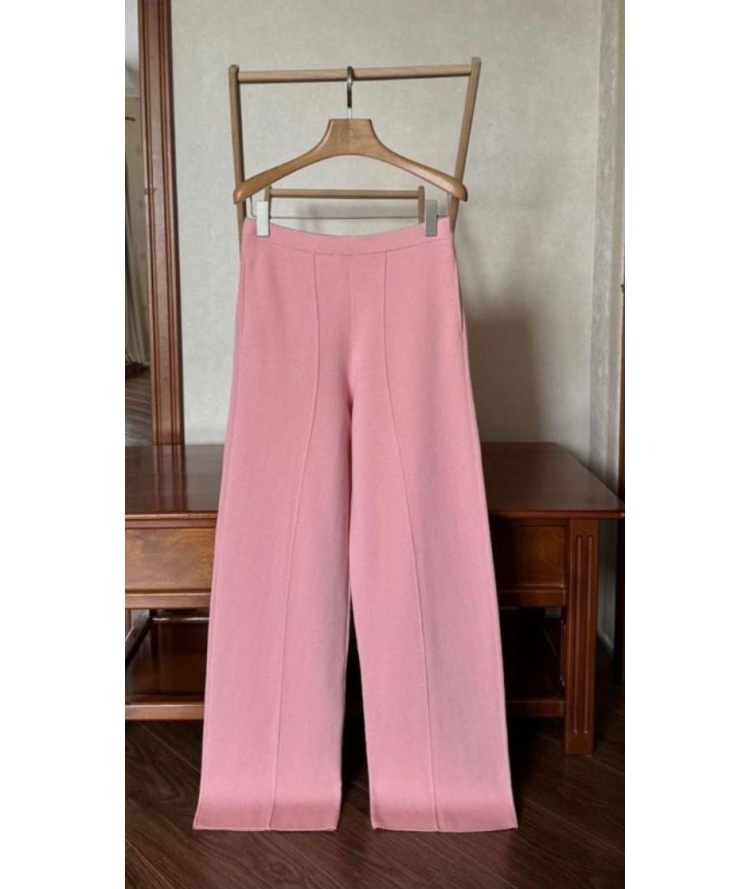 12 STOREEZ Розовый шерстяной костюм с брюками, фото 5