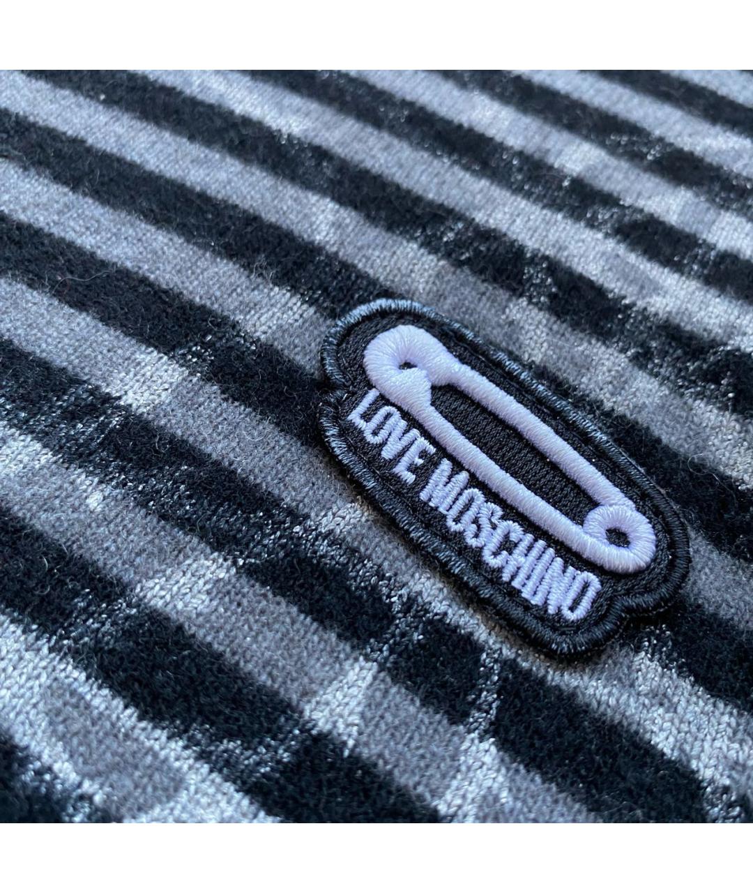 LOVE MOSCHINO Черный шерстяной джемпер / свитер, фото 3