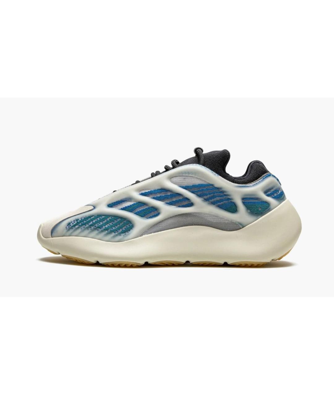 ADIDAS YEEZY Голубые резиновые низкие кроссовки / кеды, фото 6