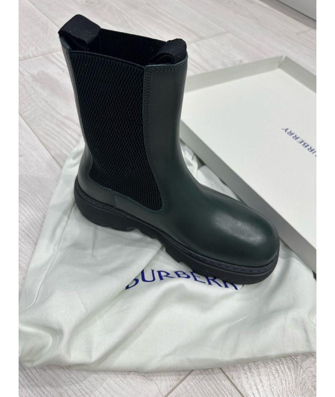 BURBERRY Кожаные полусапоги, фото 5