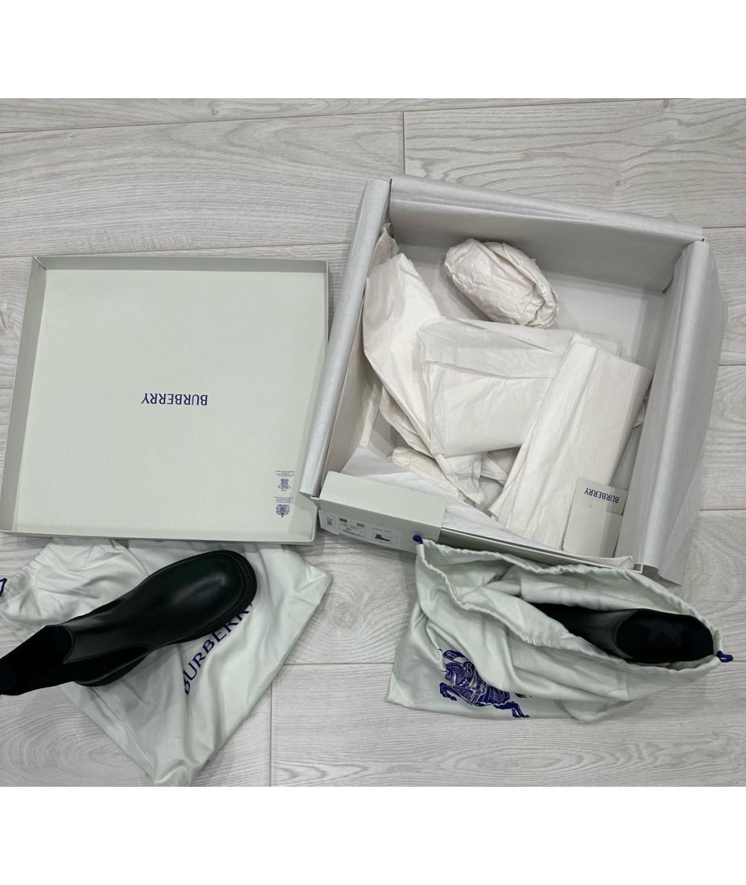 BURBERRY Кожаные полусапоги, фото 6