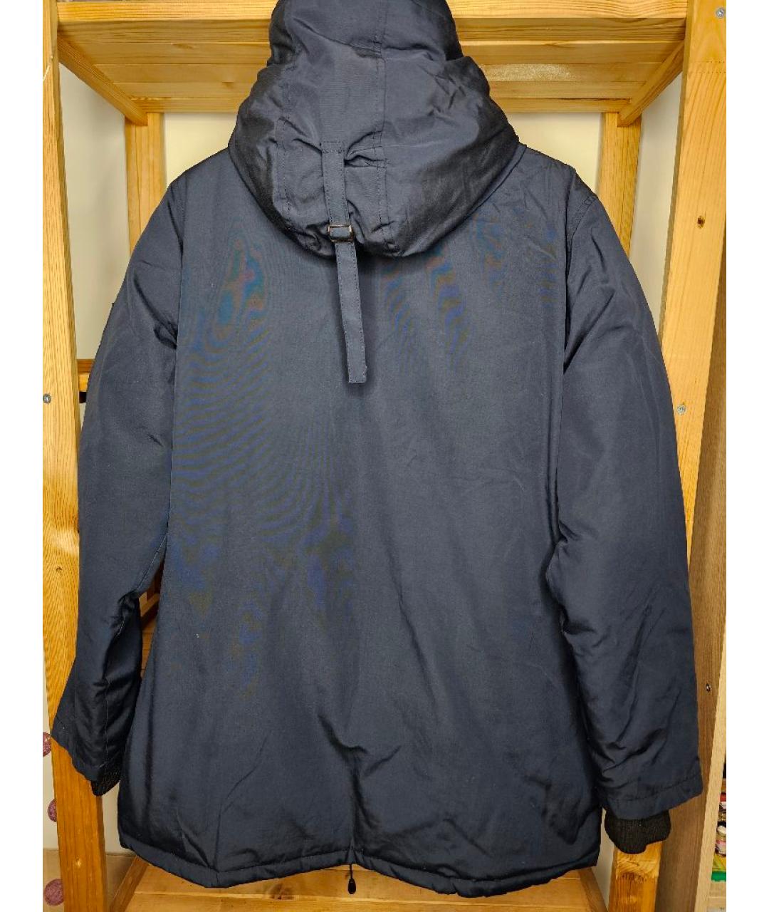 CANADA GOOSE Темно-синяя синтетическая куртка, фото 2