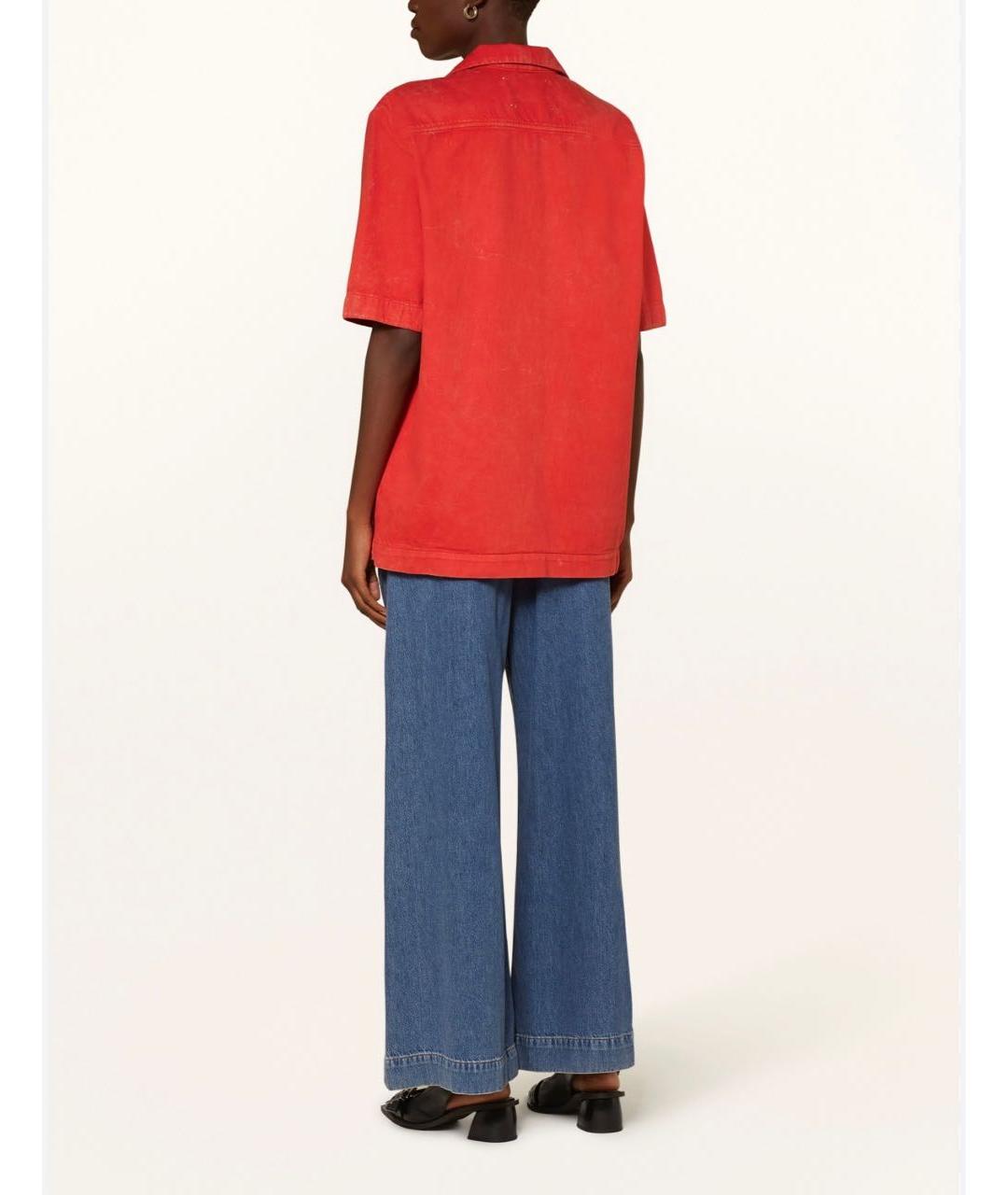 COS Красная хлопковая рубашка, фото 8