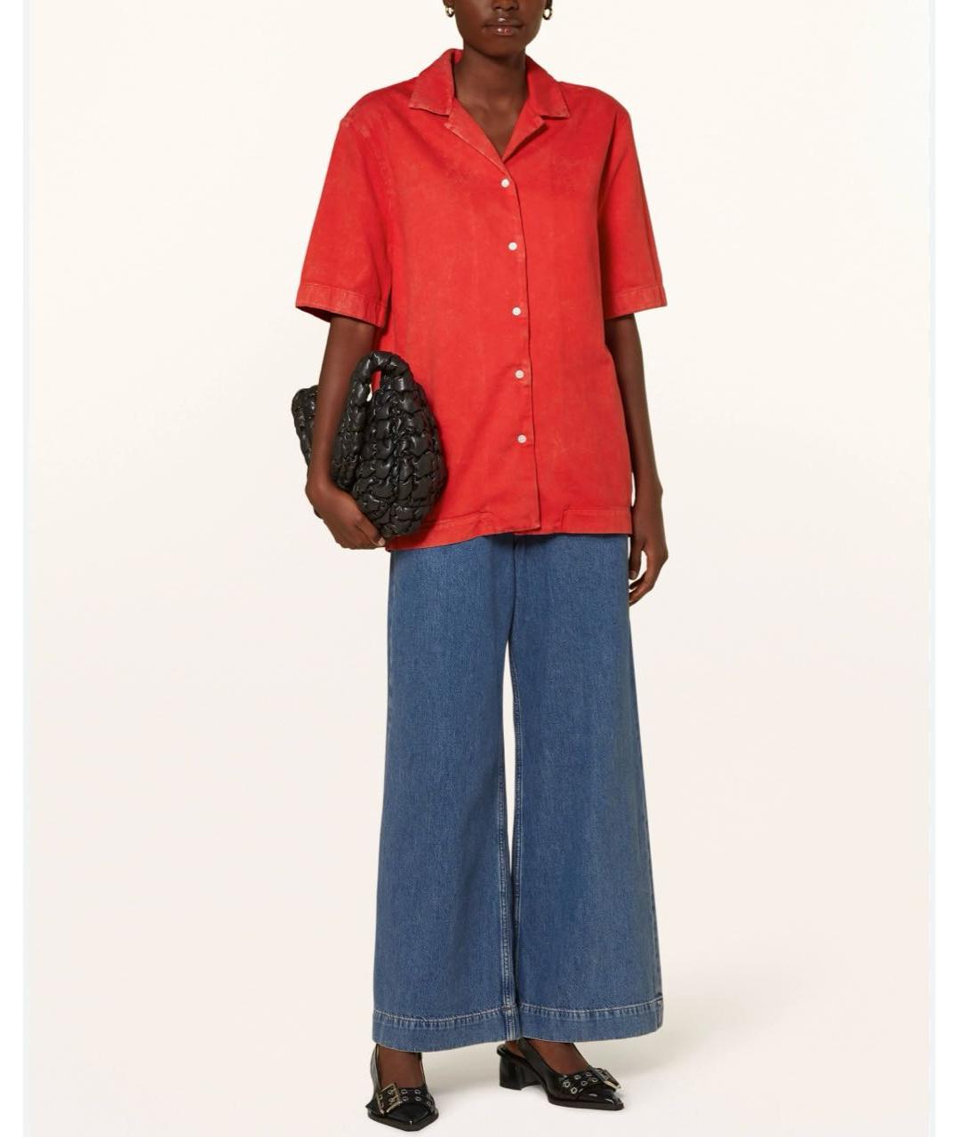 COS Красная хлопковая рубашка, фото 7
