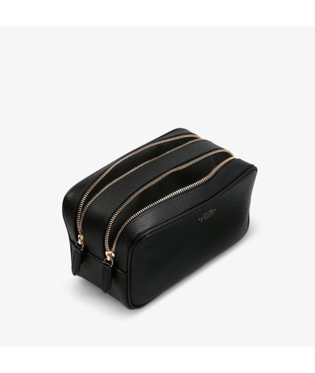 SMYTHSON Черный кожаный кошелек, фото 2