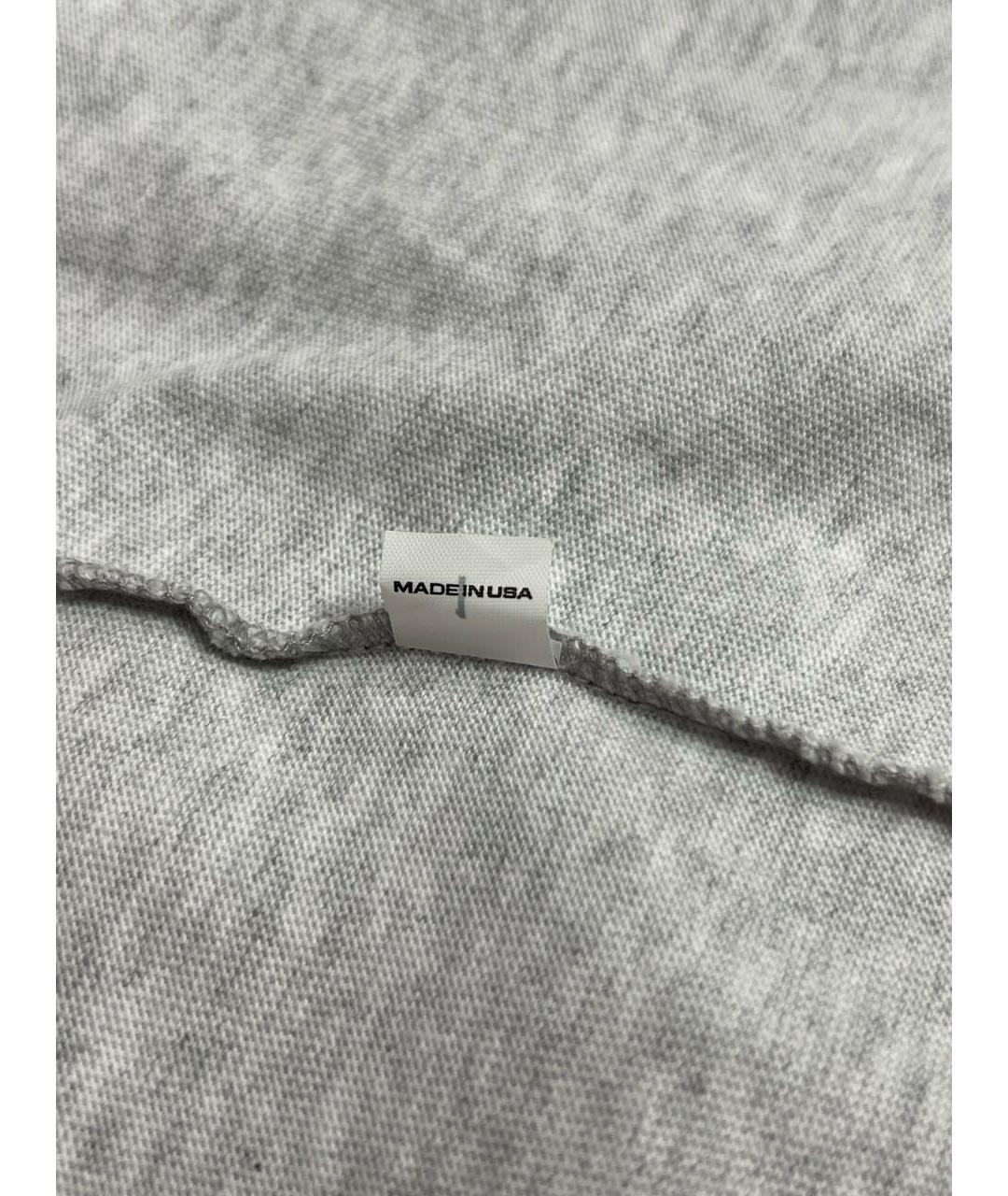 YEEZY Серая хлопковая футболка, фото 4