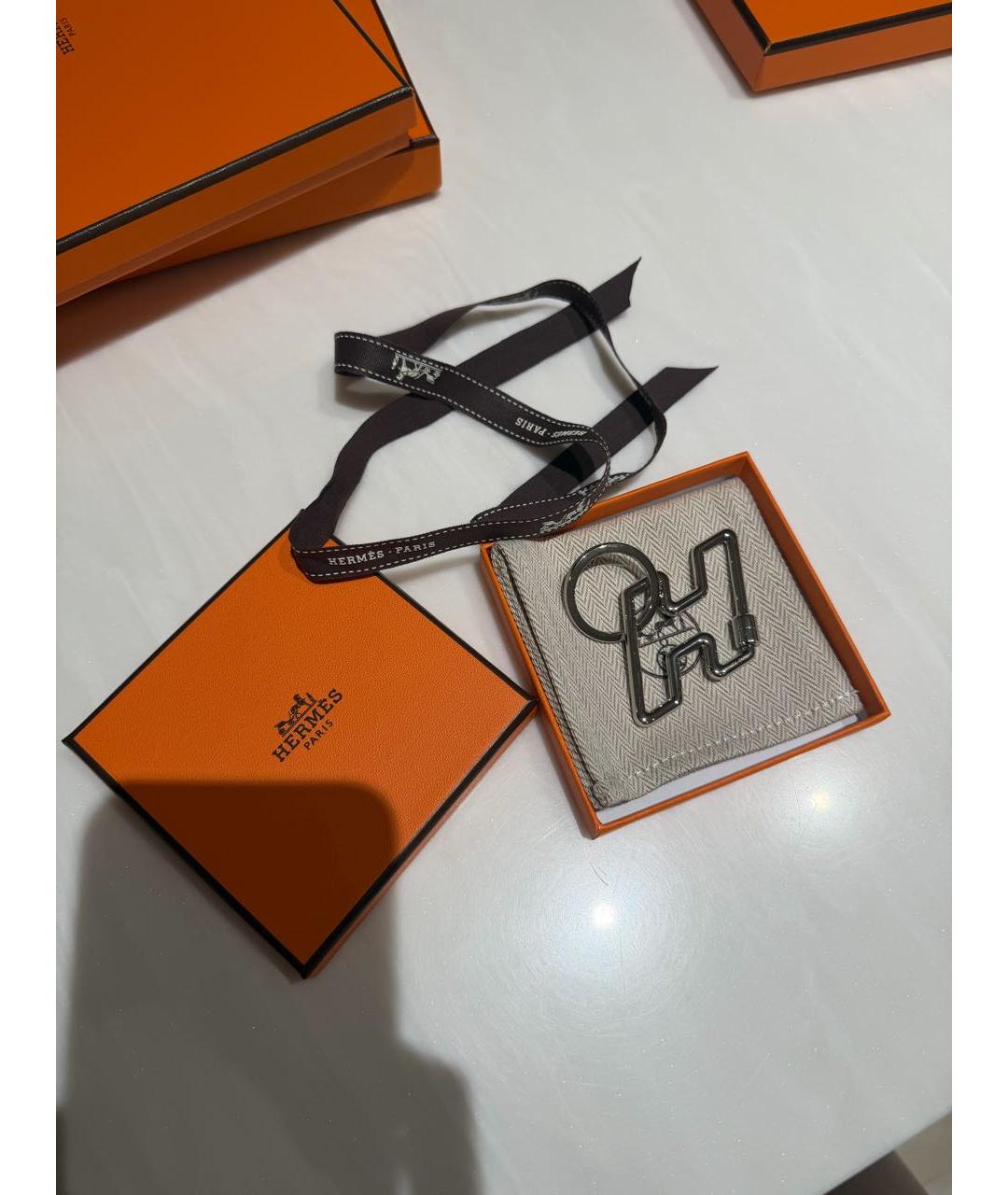 HERMES Серебрянный брелок, фото 2